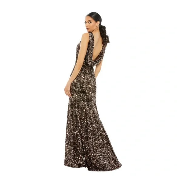 IEENA For Mac Duggal Sequins Evening Dress NWT 12 - Picture 2 of 16